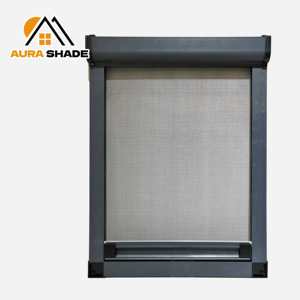 <span class=keywords><strong>Moustiquaire</strong></span> <span class=keywords><strong>enroulable</strong></span> de qualité supérieure pour fenêtre française, en tissu, moderne et rétractable, très vendue - Product Image 2