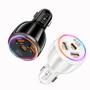 Nouveau produit Chargeur de voiture rapide multi-ports 90W USB a TYPE C Compatibilité totale avec tous les téléphones Android QC3.0 PD - Product Image 4