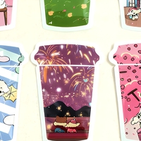 Pochette personnalisée en forme de dessin animé, spéciale pour les produits en poudre, sachet thermoscellable de qualité alimentaire pour l'emballage de poudre de boisson solide