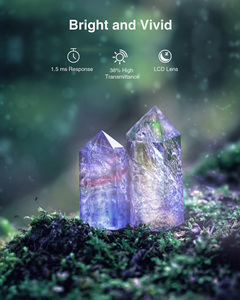 2ชิ้น awol Vision แว่นตา3D แอคทีฟ DLP Link แว่นตาพกพาอัจฉริยะเสมือนจริงสำหรับเกมในโรงภาพยนตร์