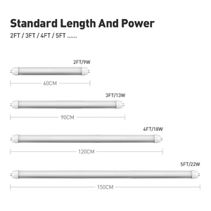 Tùy Chỉnh 3000K 4000K 5000K 6000K 16W 2ft 3ft 4ft 5ft 8ft 120Cm 1200Mm Công Nghiệp Nhôm G13 <span class=keywords><strong>T8</strong></span> <span class=keywords><strong>LED</strong></span> Ống - Product Image 5