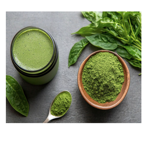 Poudre de spinaux naturelle de qualité supérieure, poudre verte à base de plantes pour les smoothies, les boissons, la cuisine, la pâtisserie et la préparation d'ingrédients alimentaires - Product Image 2