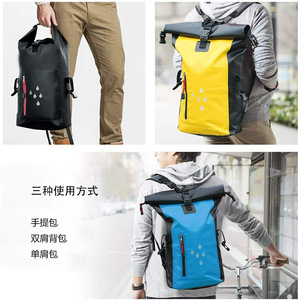 Large Capacity PVC Waterproof Roll Top <b>Backpack</b> <b>Heavy</b> <b>Duty</b> Dry Bag Multifunctional Outdoor Bag Floating Dry Pack - Product Image 3