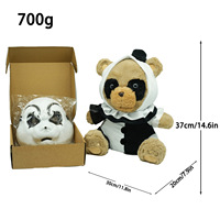 Peluche Chat Fantôme Super Douce et Lestée Unisexe 14 ans et plus Polyester Coton PP 31cm-50cm