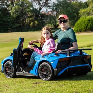 Auto Eléctrico para Niños Grandes, 24v, Dos Plazas, Puede Llevar Adultos, Juguete Eléctrico, Auto Doble para Niños - Product Image 2