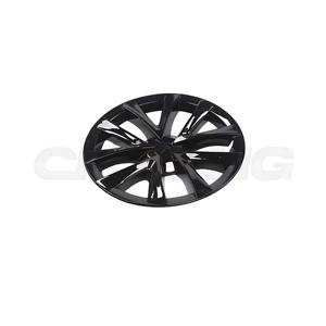 Bonne qualité <span class=keywords><strong>18</strong></span> <span class=keywords><strong>pouces</strong></span> <span class=keywords><strong>noir</strong></span> brillant accessoires de voiture accessoires extérieurs couvercle de moyeu de roue <span class=keywords><strong>enjoliveur</strong></span> pour Tesla modèle 3 - Product Image 4