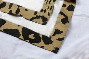 100% ผ้าลินินฝรั่งเศสผ้าเช็ดปาก/พิมพ์ผ้าเช็ดปาก/มือ hemstitch ปักผ้าเช็ดปาก - Product Image 5