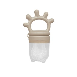 Offres Spéciales vente en gros nouveau design sans BPA en Silicone pour bébé mangeoire aliments frais sucette avec dessin animé bébé fruits <span class=keywords><strong>grignoteuse</strong></span> tétine - Product Image 1