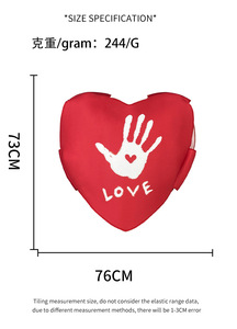 Costume de la Saint-Valentin HLC, costume à thème rouge avec motif cœur, tenue d'Halloween, fournitures pour fête d'anniversaire et de vacances - Product Image 2