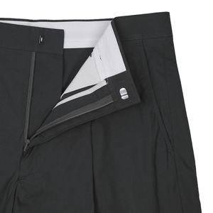 Shorts Bermuda pour Hommes en Coton 100% Noir Plissé, Classiques, Confortables et Tendance, Vente en Gros de Haute Qualité - Product Image 3