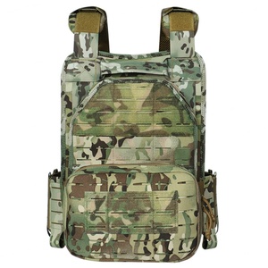 1000d Polyester Plate Carrier Tactical Vest with Quick Release Security Molle Chaleco Tactico Bandolier Laser Cut Tactical Vest - Product Image 4