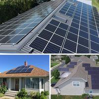 Système d'énergie solaire hors réseau 240V monophasé 8kW 10kW 12kW 20kW 30kW Kit complet avec panneaux, batterie et onduleur pour usage domestique