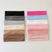 Bandeau personnalisé avec logo, élastique tricoté, large, pour le sport, le yoga et la gym, accessoires capillaires confortables pour femmes