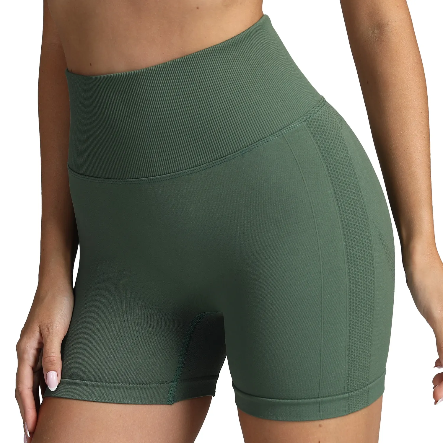 Sustainable quick-drying maternal and infant yoga buttery soft thigh butt lift booty high waist gym workout leggings