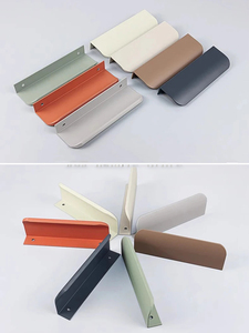 Bán Buôn Tối Giản Thanh Nhà Bếp Đồ Nội Thất Cửa Tủ Phần Cứng Hidden Hồ Sơ Ngón Tay Cạnh Ngăn Kéo Lip Kéo Ngăn Kéo Xử Lý - Product Image 5