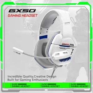 GX50 hochwertiger lautsprecher kopfhörer für gaming besserer stereo-klang kopfhörer weiß kopfhörer