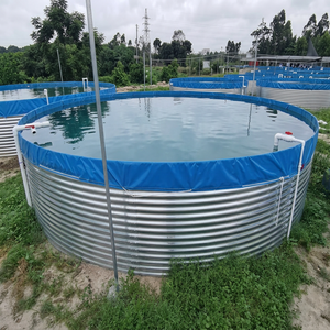 Fournisseur professionnel de systèmes d'aquaculture flottants, bassin à poissons en acier galvanisé de 10 000 litres à <span class=keywords><strong>vendre</strong></span> - Product Image 1