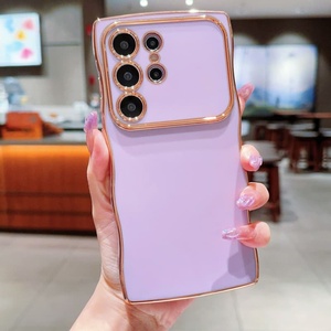 เคส TPU ชุบด้วยไฟฟ้ารูปหัวใจหยักเป็นคลื่นขนาดใหญ่สำหรับซัมซุง S24 S25 S22 S23สำหรับซัมซุง A15 A14 A16 A24 A26เคสโทรศัพท์ - Product Image 4