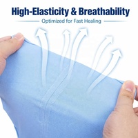 Traje de recuperación para gatos, elegante y popular, de algodón suave y elastano, con longitud de torso ajustable, que bloquea infecciones bacterianas, para después de la cirugía y desanudación.