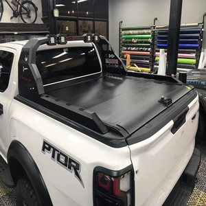 Cubierta de Tonneau de aleación de aluminio impermeable y con bloqueo, tapa de rodillo de cama de recogida retráctil para Ford Ranger 4x4, <span class=keywords><strong>accesorios</strong></span> - Product Image 4