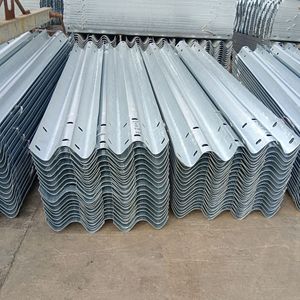 Chất lượng cao sơn tĩnh điện w-<span class=keywords><strong>beam</strong></span> nhúng nóng thép mạ kẽm hộ Lan tôn sóng đường cao tốc giao thông hàng rào - Product Image 4