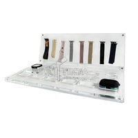 Stands Display Arloji Akrilik Transparan Premium untuk Toko Retail