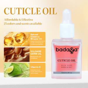 ส่วนลดในเดือนมีนาคม น้ำมันบำรุงเล็บ Badaga Gel รับทำโลโก้ตามสั่ง MOQ ต่ำ แบรนด์ส่วนตัว ชุดน้ำมันบำรุงเล็บขนาดเล็ก ขายส่ง น้ำมันบำรุงเล็บขนาด 15 มล. - Product Image 5