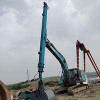 Трехсекционная телескопическая стрела для экскаваторов PC400/CAT340, 28 м, для демонтажа высотных зданий/вертикальных разборочных работ