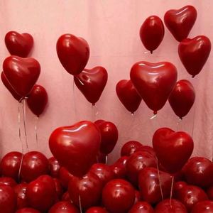 Globos de Látex Rojos en Forma de Corazón de 12 Pulgadas para Decoración de Bodas, San Valentín, Día de la Madre y Banquetes - Product Image 4