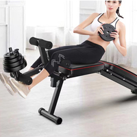 Banc de musculation pliable ZJFIT pour salle de sport, équipement de musculation, extension des jambes, capacité 200 kg, multifonction, métal + PU, Z-54