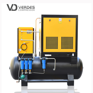 VERDESAIR 37kw 22kw 15kw 11kw เครื่องอัดอากาศแบบสกรูโรตารี่อุตสาหกรรม 8 บาร์ 10 เครื่อง พร้อมเครื่องทำลมแห้งแบบรวมในตัว - Product Image 5