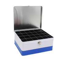 Trousse de premiers secours médicale personnalisée en métal avec poignée et serrure, boîte de rangement portable pour médicaments pour la maison et le bureau