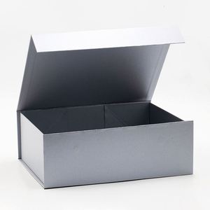 Caja de Regalo Metálica Plateada con Impresión de Logotipo Personalizado, Disponible en Stock, Venta al Por Mayor - Product Image 5