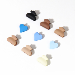 B. phne thiết kế mới dễ thương tóc Claw <span class=keywords><strong>Clip</strong></span> nhựa trái tim đầy màu sắc Tùy chỉnh hình dạng mini tóc <span class=keywords><strong>Clip</strong></span> Claw - Product Image 4