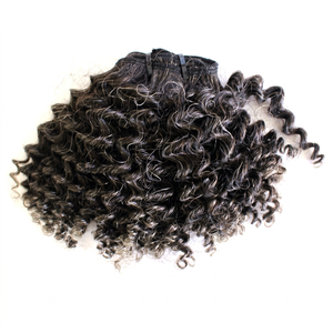 Magnifique Chevelure Humaine Vierge Remy Grise Bouclée Vietnamienne, Double Trame Faite à la Machine, 100% Naturelle, Extension Ondulée Profonde, Full Lace - Product Image 1