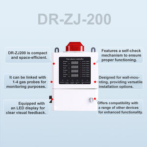جهاز تحليل الغازات القابلة للاحتراق والسامة RTTPP <span class=keywords><strong>DR</strong></span> ZJ200 بـ 1-4 قنوات للتحكم في الغازات مثل الهيدروجين والغاز البترولي المسال وH2S وPH3 مع مخرج RS485 وهيكل معدني - Product Image 2