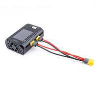 Cargador/Descargador Inteligente Mini de Doble Canal ToolKitRc M6D 500W 15A DC para Baterías Lipo 1-6S, Plástico, para Drones FPV