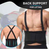 Ceinture de Soutien Lombaire Ajustable Antidérapante et Flexible pour Levage Lourd, avec Plaquettes en Acier et Double Sangles de Protection – Vente Directe Usine