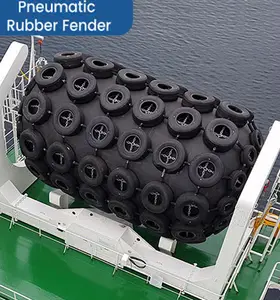 Marine yokohama type pneumatic rubber fender inflatable submarine hydro pneumatic fender Ship Pneumatic Rubber Fender