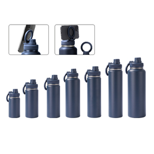 40oz Custom Logo 304 Stainless Steel Vacuum Insulated Sports Water Bottle <b>with</b> Flip <b>Straw</b> Lid - Product Image 5