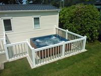 Jacuzzi de Hidroterapia de Lujo para 7 Personas, Descuento en Proyecto de Spa, Jacuzzi Exterior para Hoteles