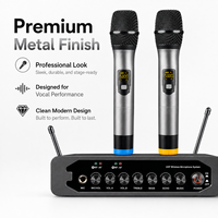 Système de microphone sans fil UHF professionnel X7 avec fonction de mise en sourdine automatique, micro portable pour scène live, performance scénique professionnelle