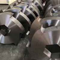 Lames en acier de rechange pour broyeurs PC800, sans filtre à mailles, pour la découpe du plastique recyclé, faciles à utiliser, garantie 1 an