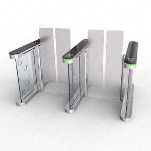 ระบบควบคุมการเข้าออกประตูความเร็วสูงสำหรับศูนย์ออกกำลังกาย ด้วย RFID/QR Code/ใบหน้า/ลายนิ้วมือ แบบหมุนได้ 2 ทิศทาง ป้องกันการเข้าตามหลัง  IP65 - Product Image 2