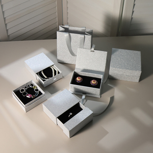 Luxury Custom Logo Paper <b>Gift</b> Jewelry <b>Boxes</b> Insert Customized Luxury Designs <b>for</b> Earrings <b>Rings</b> Super Flash Luxury Jewelry <b>Boxes</b> - Product Image 1