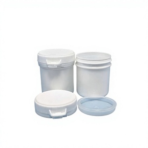 Envase cilíndrico de plástico de 0.15L con tapa de rosca para cosméticos, cremas, humectantes y productos de masaje. - Product Image 5