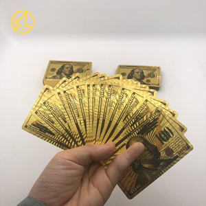 Cartas <span class=keywords><strong>de</strong></span> Póker <span class=keywords><strong>de</strong></span> Oro <span class=keywords><strong>de</strong></span> 24k con Diseño Impermeable y Elegante para <span class=keywords><strong>Juegos</strong></span> <span class=keywords><strong>de</strong></span> Azar, Diversión con <span class=keywords><strong>Dinero</strong></span> o Regalos <span class=keywords><strong>de</strong></span> Boda - Product Image 6