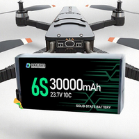 Batterie Li-Ion à Haute Densité Énergétique Qiqi 30000mAh 19000mAh pour UAV, Packs de Batteries Li-Ion Rechargeables