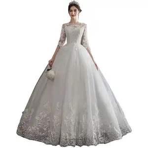 가장 인기있는 웨딩 드레스 인도 vestidos 파라 boda 웨딩 드레스