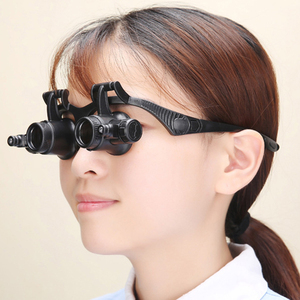 SKYWAY Multifunctional <strong>Watch</strong> <strong>Repair</strong> 2.5X 4X 6X 8X 10X 15X 20X 25X Eye Lens Led Light Headband <strong>Magnifying</strong> Eye Glasses - Product Image 1